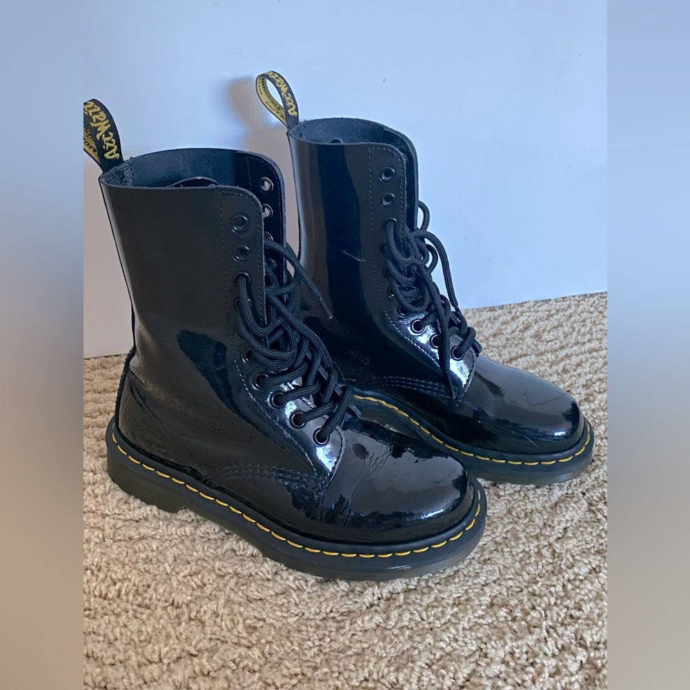 Dr. Martens x Marc Jacobs patent leather